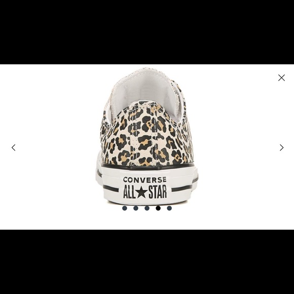 Chuck Taylor All Star Low Top cheetah M 12 W 14 - Picture 8 of 12